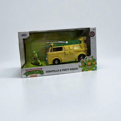 Donatello Party Wagon 1:24 – Edición de Colección en Metal | El Vehículo Emblemático de las Tortugas Ninja