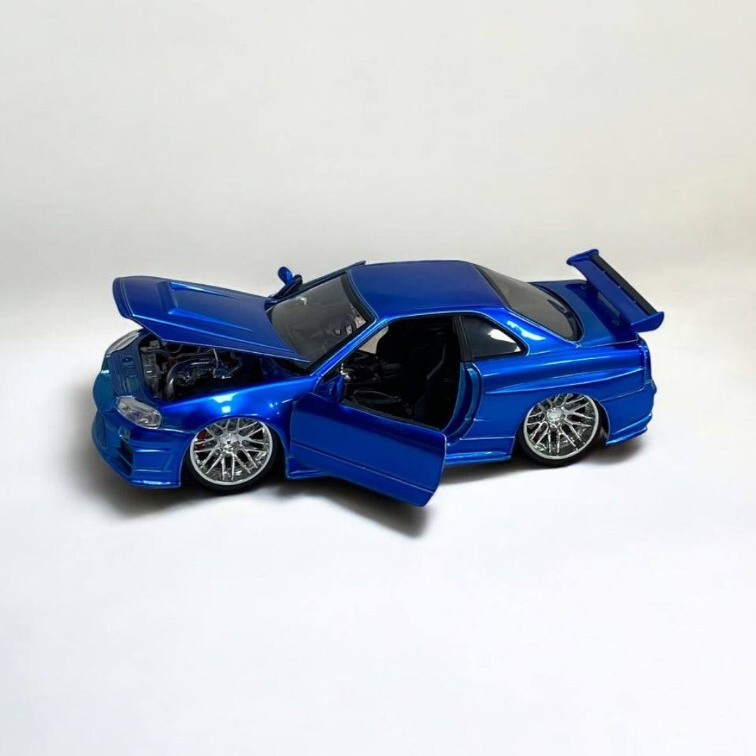 Brian's Nissan Skyline GT-R (BNR34) 1:24 - Rápidos y Furiosos
