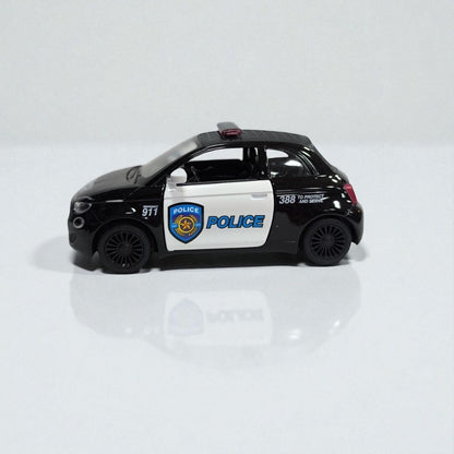 Fiat 500 Versión Policial 1:32 – Edición de Colección en Metal | Patrulla Compacta Icónica