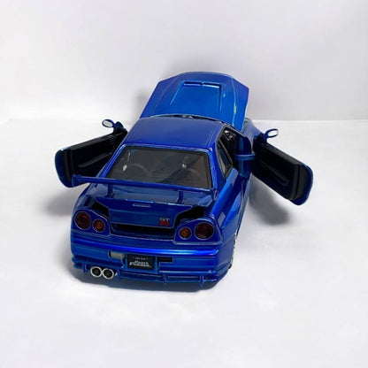 Brian's Nissan Skyline GT-R (BNR34) 1:24 - Rápidos y Furiosos