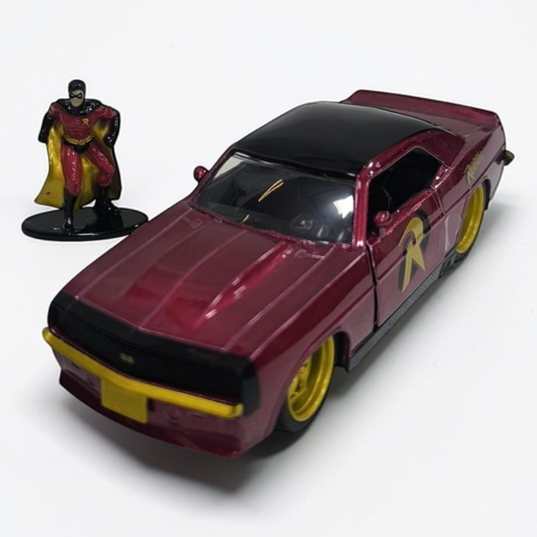 Chevrolet 1969 Robin Jada Escala 1:32 | Auto de Superhéroe Modelo de Colección