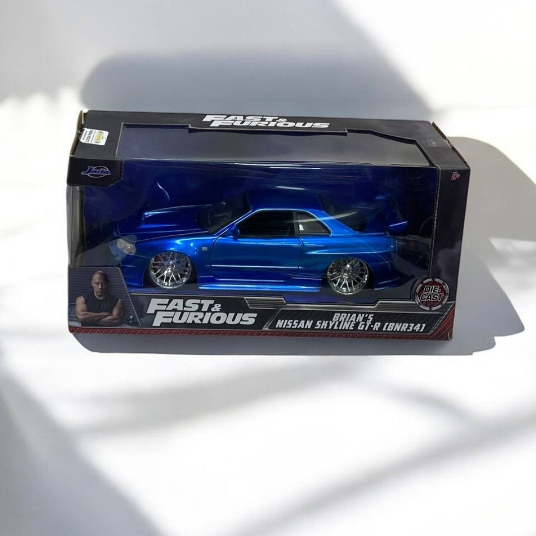 Brian's Nissan Skyline GT-R (BNR34) 1:24 - Rápidos y Furiosos