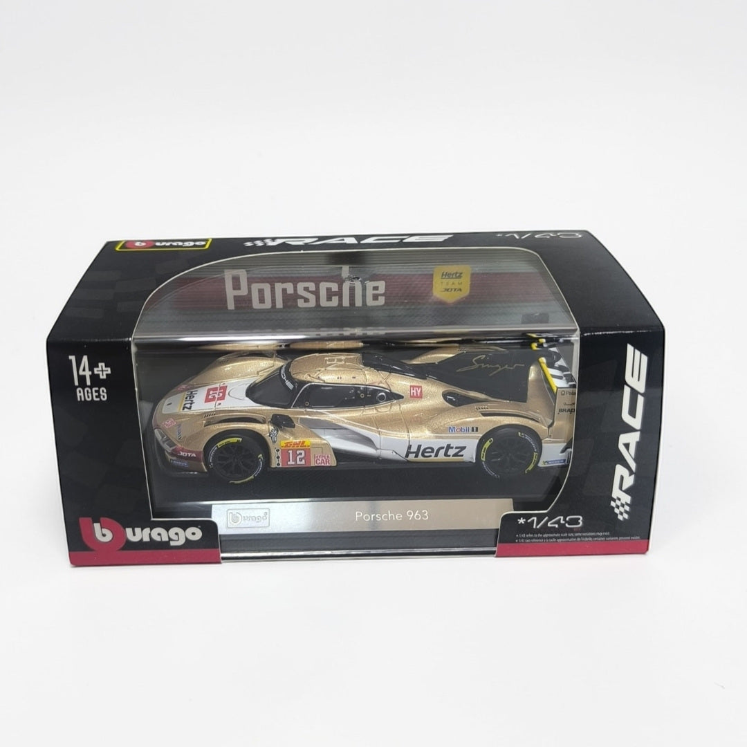 Porsche 963 1:43 Bburago – Prototipo Hypercar de Resistencia