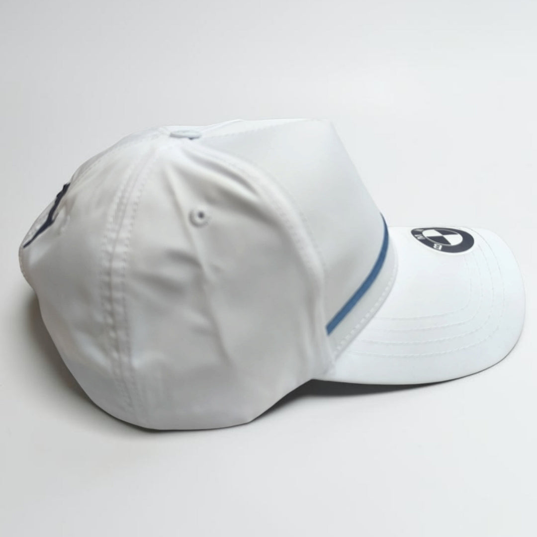 Gorra BMW Blanca | Gorra Motorsport Ajustable Estilo Deportivo