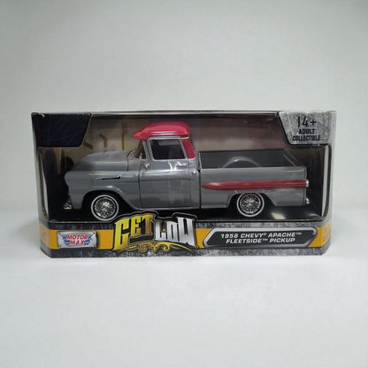 Chevy Apache 1958 – Modelo de Colección 1:24 en Metal Clásico