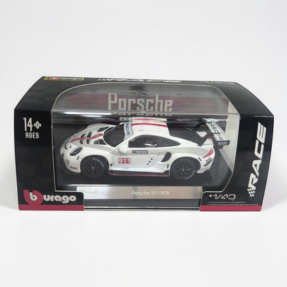 Porsche 911 RSR 1:43 Bburago – Auto de Carrera de Resistencia