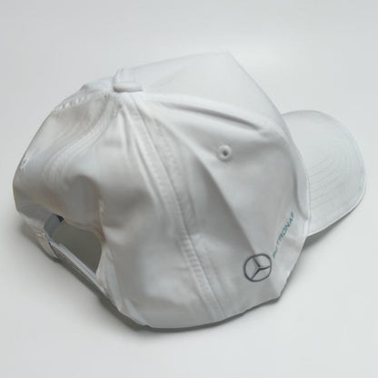 Gorra Mercedes AMG Petronas Blanca | Gorra Fórmula 1 Ajustable Estilo Racing