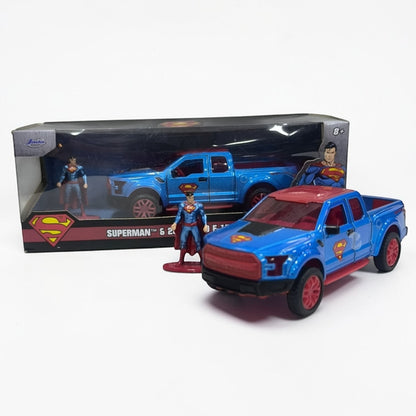 Ford Raptor Superman Jada Escala 1:32 | Pick-Up de Superhéroe Modelo de Colección
