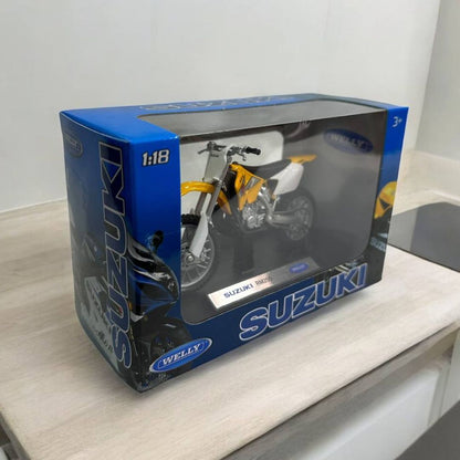 Modelo a Escala Suzuki RM 250 1:18 - Réplica Detallada de una Motocicleta de Motocross