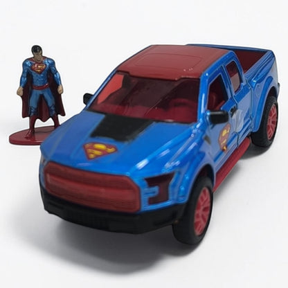 Ford Raptor Superman Jada Escala 1:32 | Pick-Up de Superhéroe Modelo de Colección