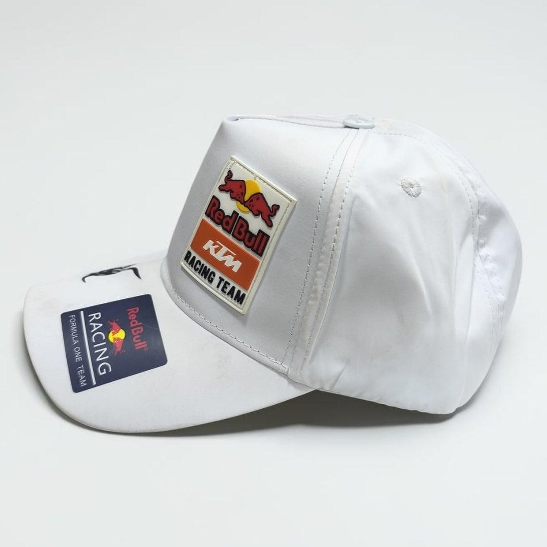 Gorra Red Bull KTM Blanca | Gorra Motorsport Motocross Ajustable Estilo Racing