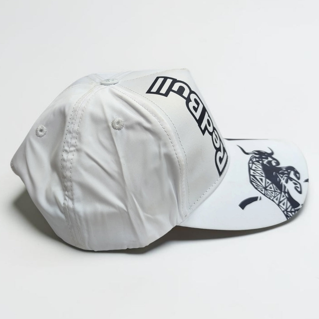 Gorra Red Bull KTM Blanca | Gorra Motorsport Motocross Ajustable Estilo Racing