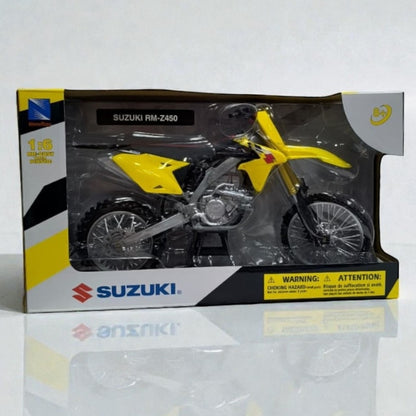 Suzuki RM 450 Escala 1:6 – Moto Motocross de Colección Premium