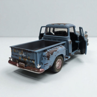 GMC Blue Chip Pickup 1955 – Modelo de Colección en Metal Clásico