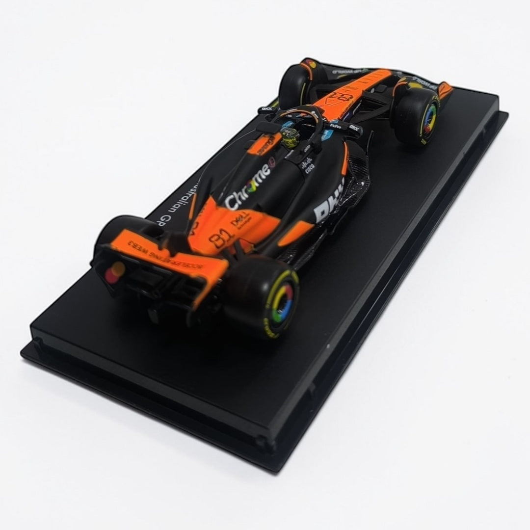 McLaren MCL39 #81 Oscar Piastri 1:43 Bburago – Auto Fórmula 1 de Colección