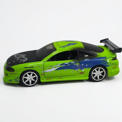 Mitsubishi Eclipse Rápidos y Furiosos 1:32 Jada | Auto a Escala de Colección