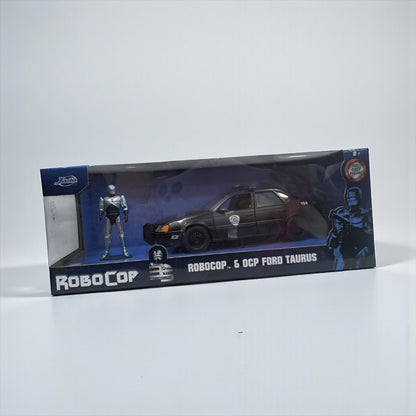 RoboCop con Ford Taurus – Modelo de Colección 1:24 en Metal Edición Cinemática