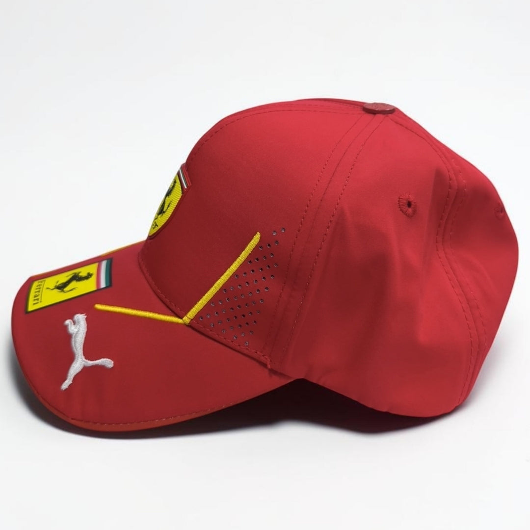 Gorra Ferrari Roja Scuderia Ferrari | Gorra Fórmula 1 Ajustable Estilo Racing