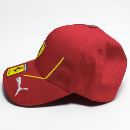 Gorra Ferrari Roja Scuderia Ferrari | Gorra Fórmula 1 Ajustable Estilo Racing