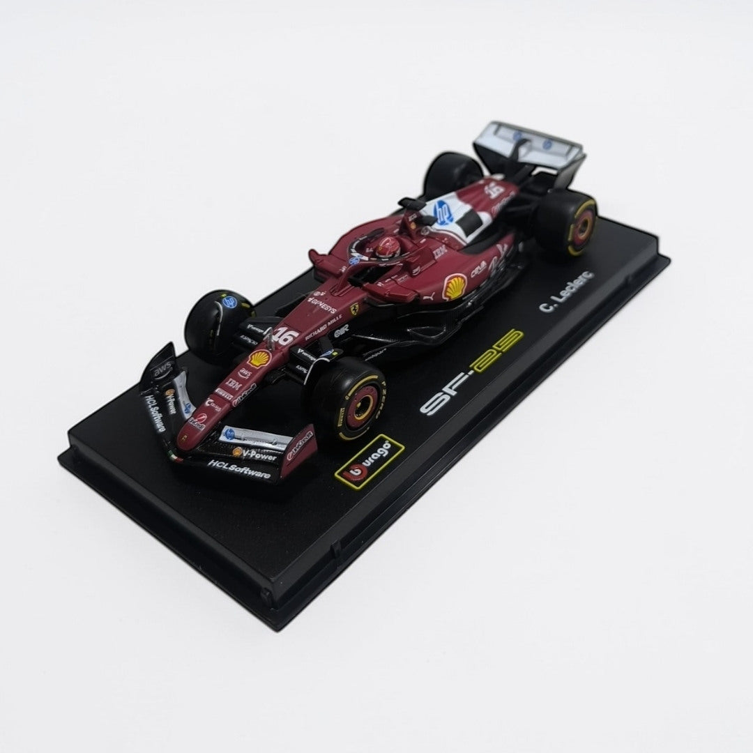 Ferrari SF-25 Charles Leclerc #16 Escala 1:43 – Auto Fórmula 1 de Colección