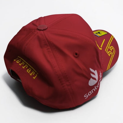 Gorra Ferrari Roja Scuderia Ferrari | Gorra Fórmula 1 Ajustable Estilo Racing