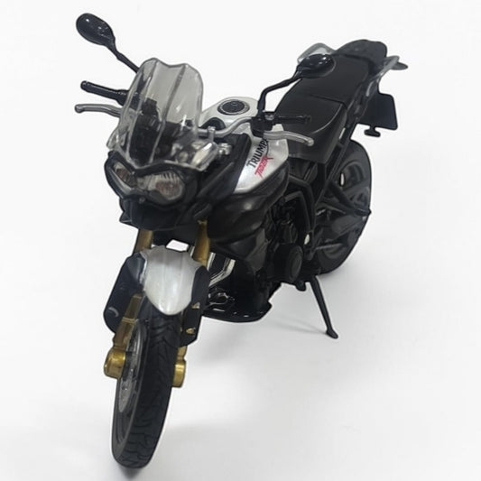 Triumph Tiger Welly Escala 1:18 | Moto Adventure Touring Modelo de Colección