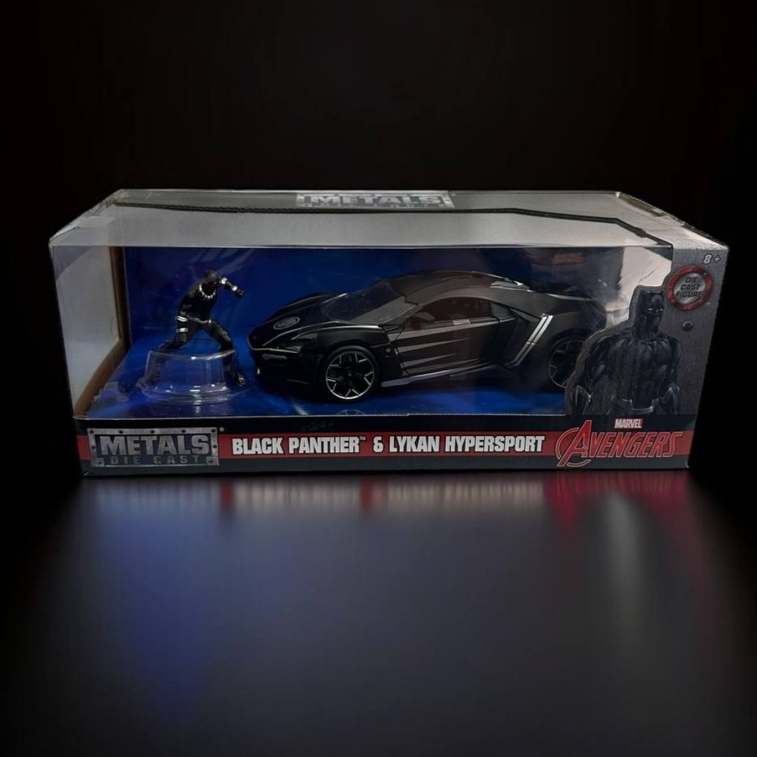 Lykan Hypersport 1:24 - Inspirado en Pantera Negra