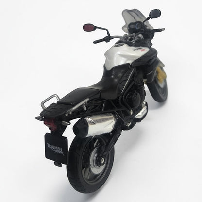 Triumph Tiger Welly Escala 1:18 | Moto Adventure Touring Modelo de Colección