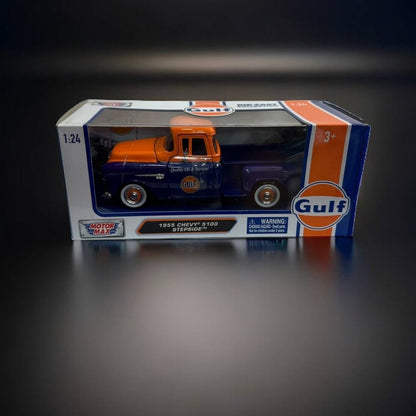 1955 Chevy 5100 Stepside 1:24 Edición Gulf