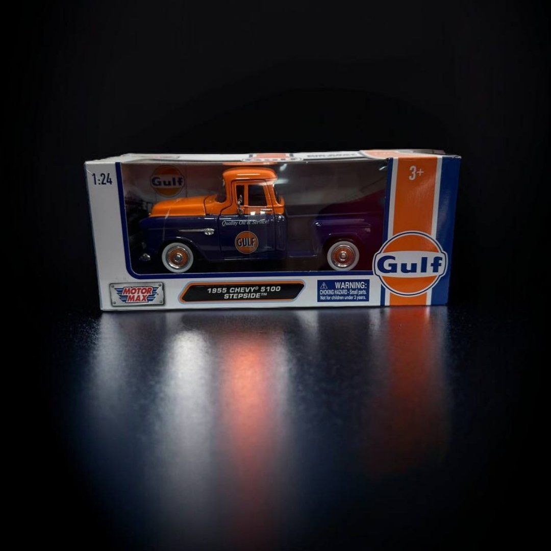 1955 Chevy 5100 Stepside 1:24 Edición Gulf