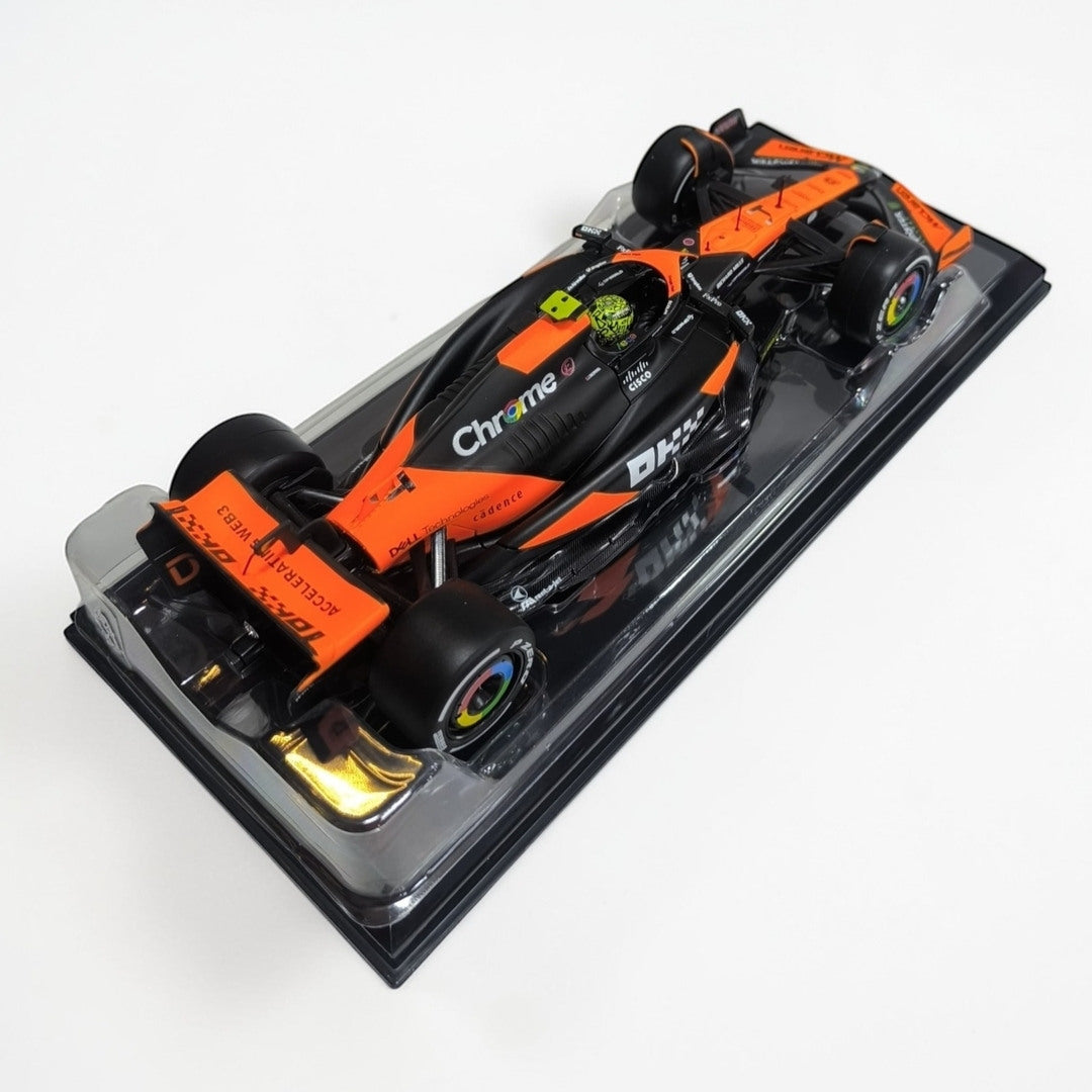 McLaren MCL38 Lando Norris #4 Escala 1:24 – Fórmula 1 de Colección