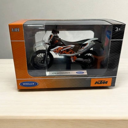 Modelo a Escala KTM 690 Enduro R 1:18 - Detalles Precisos de la Mítica Motocicleta