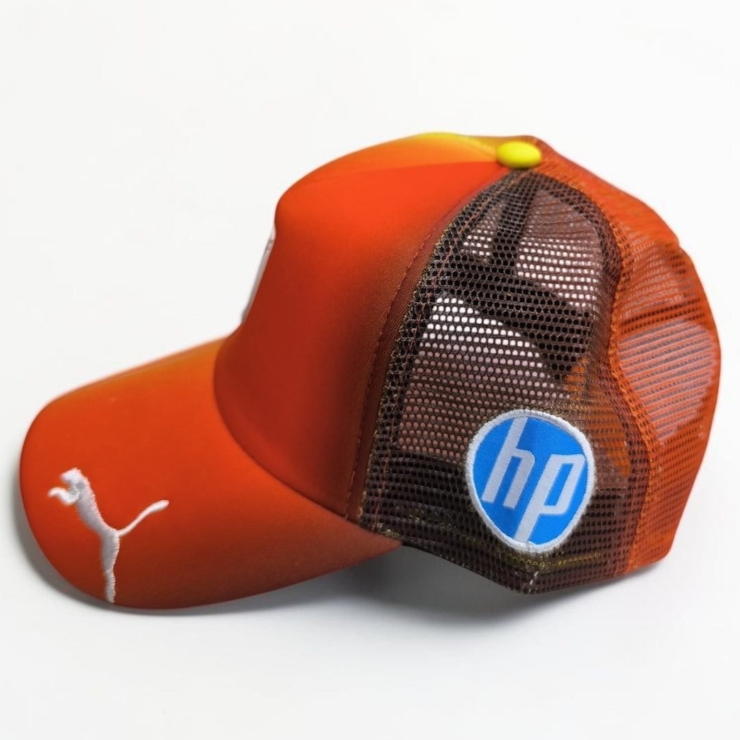 Gorra Ferrari Degradado Rojo Amarillo | Scuderia Ferrari Fórmula 1 Estilo Racing