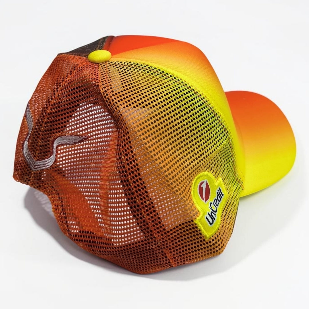 Gorra Ferrari Degradado Rojo Amarillo | Scuderia Ferrari Fórmula 1 Estilo Racing