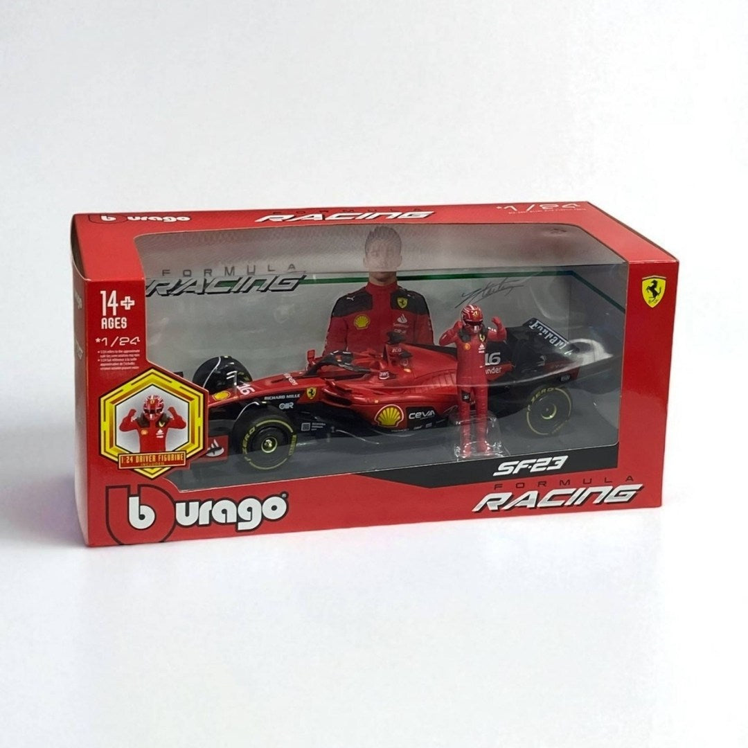 Ferrari SF-23 #16 Charles Leclerc – Auto a Escala 1:24 de Colección