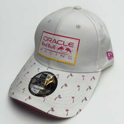 Gorra Red Bull Racing Miami Blanca | Edición Especial Fórmula 1 Miami GP Ajustable