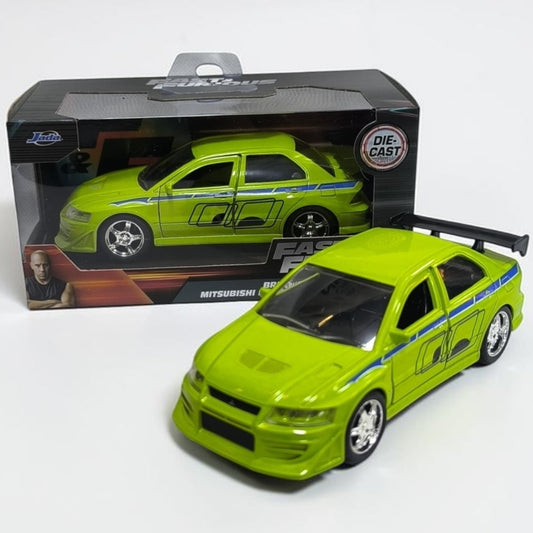 Mitsubishi Lancer Evolution Rápidos y Furiosos 1:32 Jada | Auto a Escala de Colección