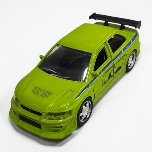 Mitsubishi Lancer Evolution Rápidos y Furiosos 1:32 Jada | Auto a Escala de Colección