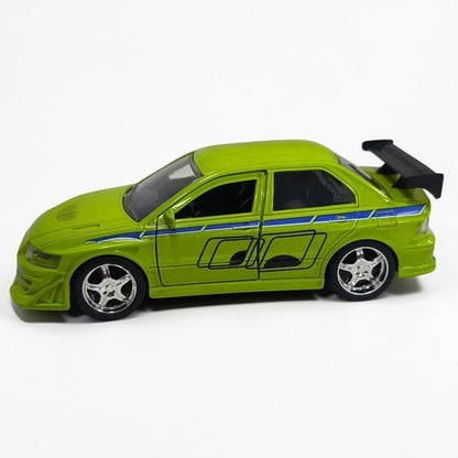 Mitsubishi Lancer Evolution Rápidos y Furiosos 1:32 Jada | Auto a Escala de Colección