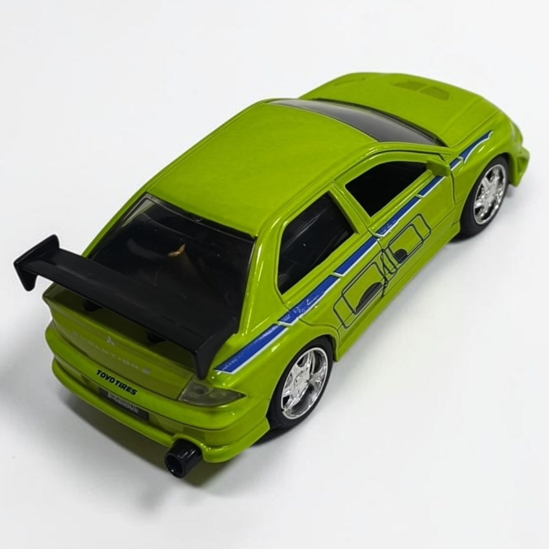 Mitsubishi Lancer Evolution Rápidos y Furiosos 1:32 Jada | Auto a Escala de Colección