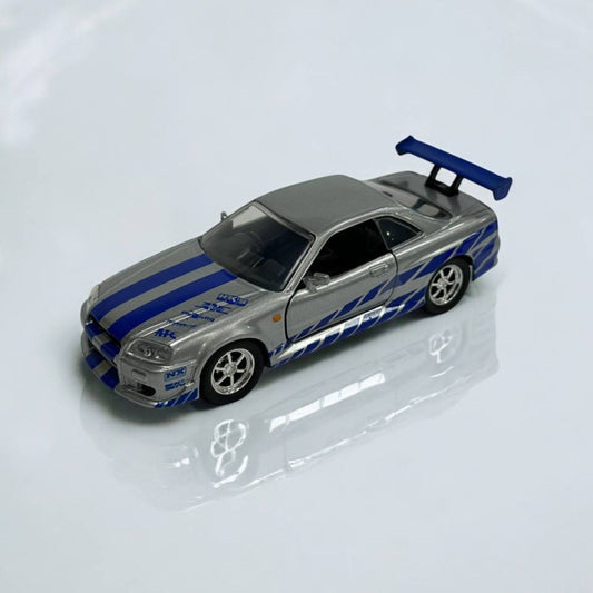 Nissan Skyline GT-R R34 de Brian 1:32 - Rápidos y Furiosos