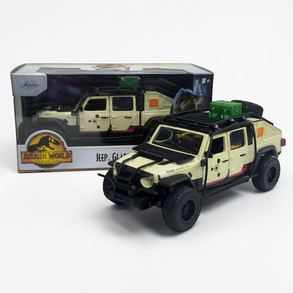 Jeep Gladiator Jurassic World Escala 1:32 | Camioneta de Película Modelo de Colección
