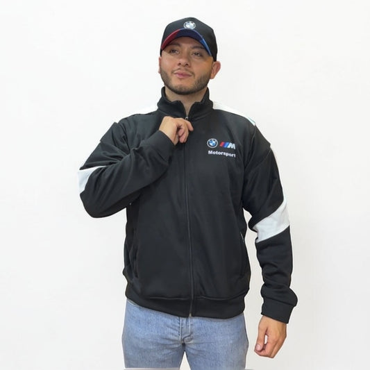 Chaqueta BMW Motorsport Negra – Chaqueta Racing de Automovilismo Premium