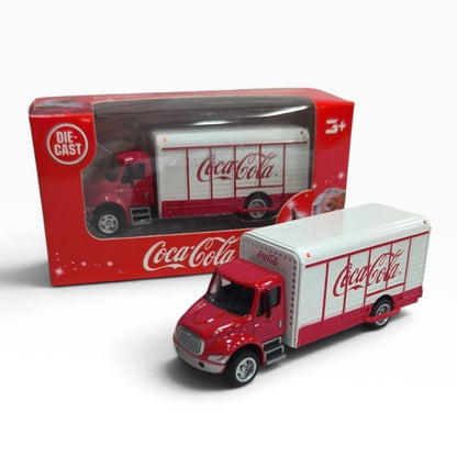Camión Coca-Cola Rojo y Blanco 1:64