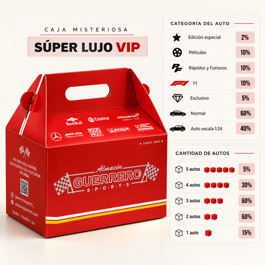Caja Misteriosa Súper Lujo VIP | Autos a Escala