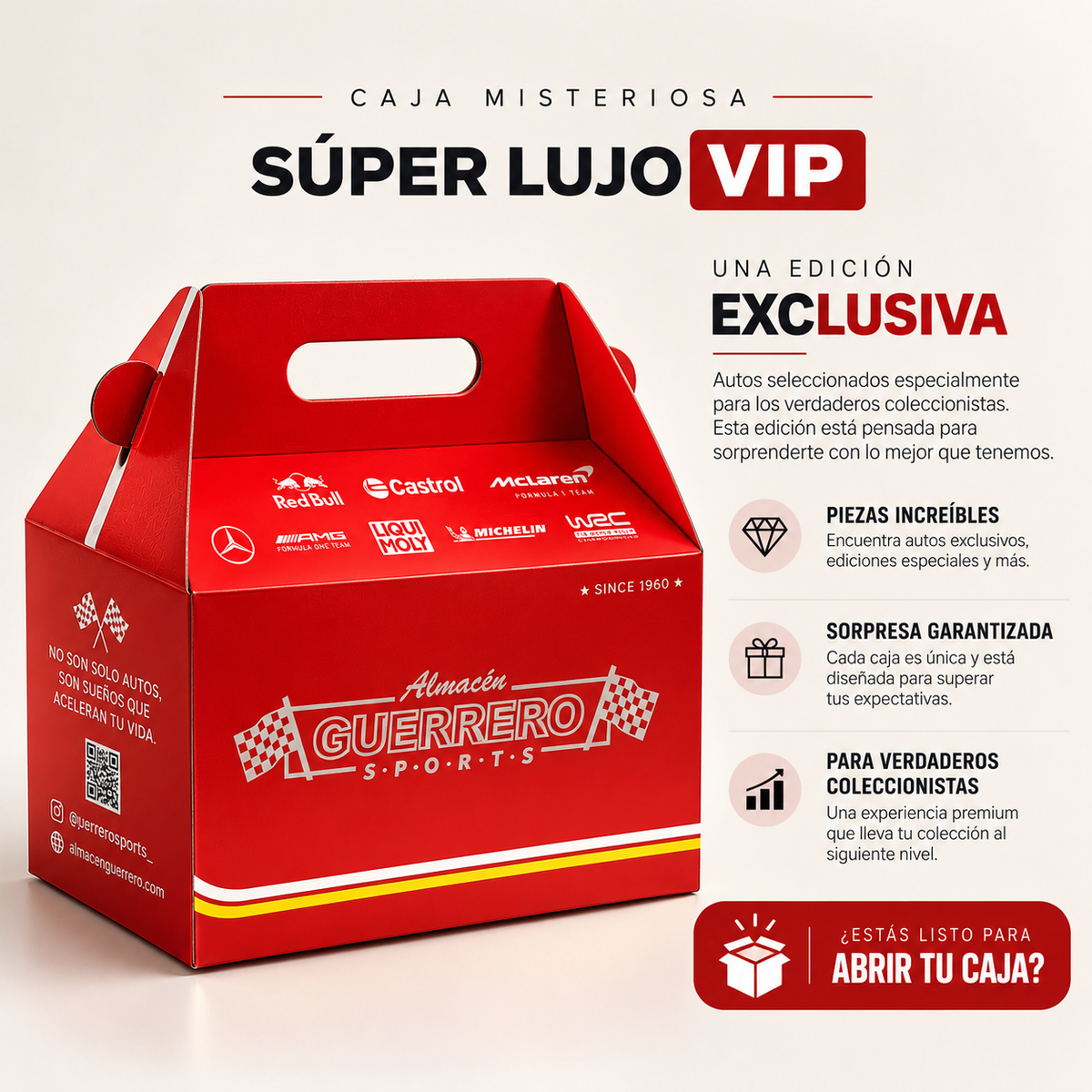 Caja Misteriosa Súper Lujo VIP | Autos a Escala