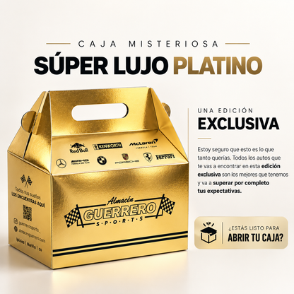 Caja Misteriosa Súper Lujo Platino | Autos a Escala Exclusivos